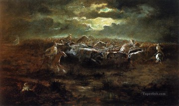 最後の抵抗 チャールズ・マリオン・ラッセル アメリカン・インディアン Oil Paintings